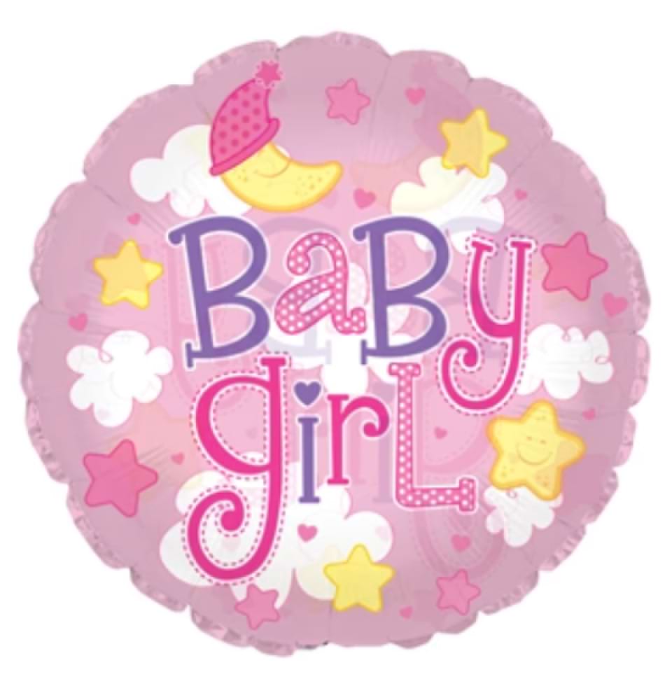 It`s a girl/baby girl balloon 22cm