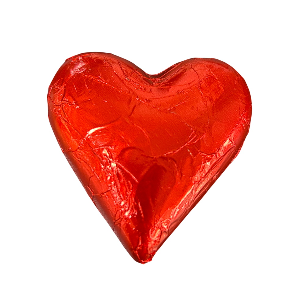 Solid milk chocolate heart 30g