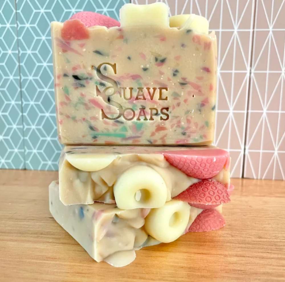 Juicy Papaya Mango Goat Milk Soap