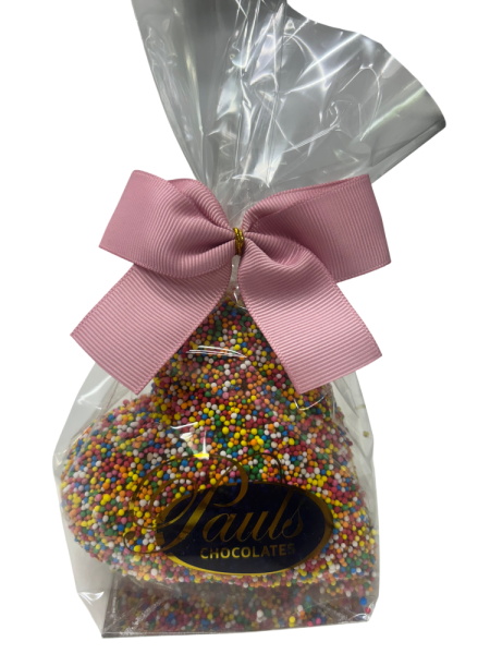 Freckle Hollow Heart - Milk Chocolate 100g