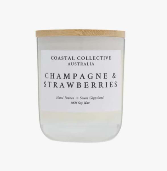Champagne Strawberries Candle 300g