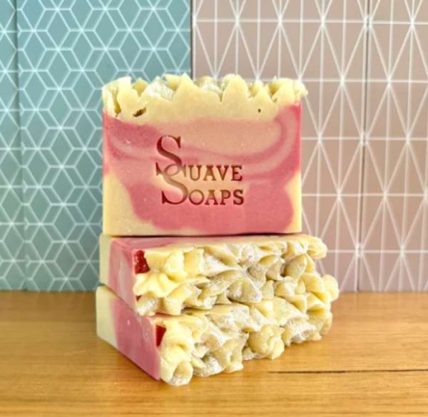 Strawberry and Cream Goat Milk Soap