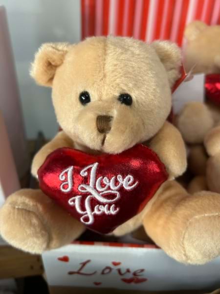 I Love You 15cm brown bear 